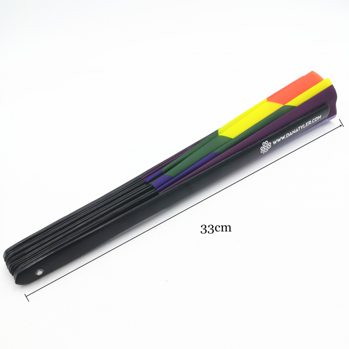 13 इंच कस्टम लोगो क्लैक फोल्डिंग हैंड फैन बड़ा फोल्डिंग बांस हैंड फैन ब्लैंक क्लैकिंग सब्लिमेशन फैन शादी और डांसिंग के लिए 2