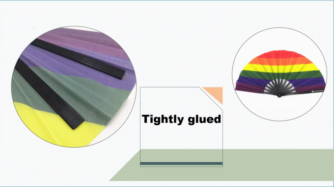 13 इंच कस्टम लोगो क्लैक फोल्डिंग हैंड फैन बड़ा फोल्डिंग बांस हैंड फैन ब्लैंक क्लैकिंग सब्लिमेशन फैन शादी और डांसिंग के लिए 4
