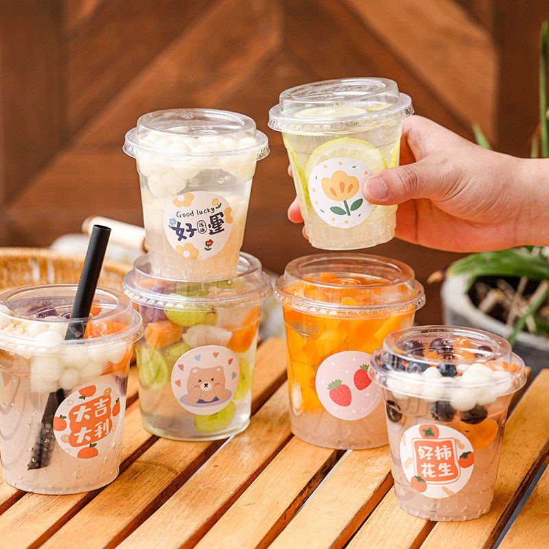 16oz PET Cups With Printed Logo