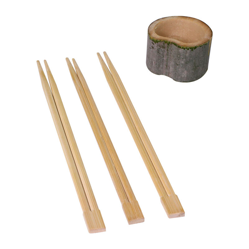 Eco-Friendly Disposable Bamboo Chopsticks with Custom Logo and OPP Packed for Restaurants and Takeaway